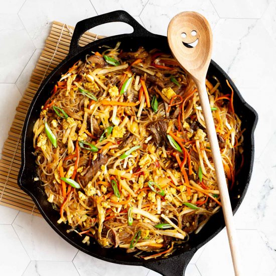 Pad Woon Sen {Vegan} - Recipe photo by MyPurePlants