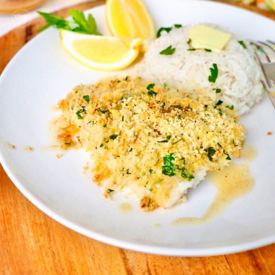 Panko Parmesan Baked Cod Recipe - Recipe photo by thefreshcooky