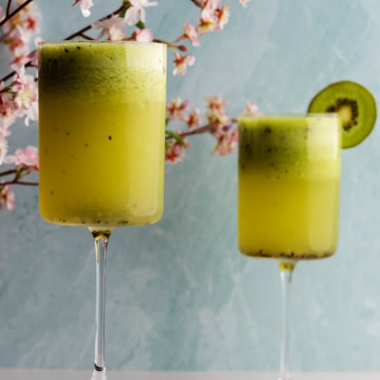 Kiwi Gin Cocktail - Recipe photo by CookhouseDiary