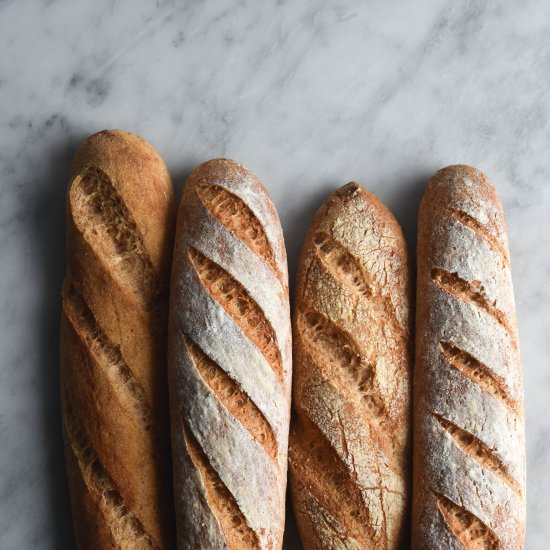 Gluten free batards - Recipe photo by georgeats