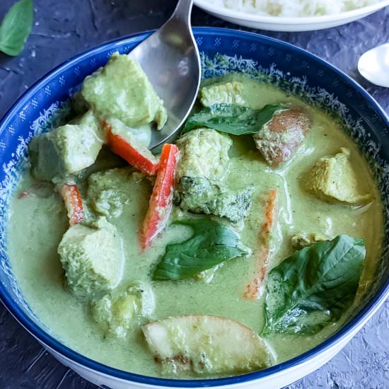 Keto Thai Green Curry - Recipe photo by Sheeba@gohealthy