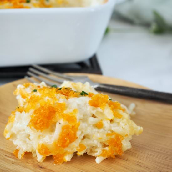 Cheesy Funeral Potatoes - Recipe photo by thefreshcooky