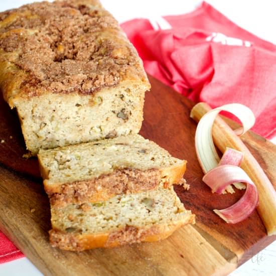 Buttermilk Rhubarb Bread - Recipe photo by thefreshcooky