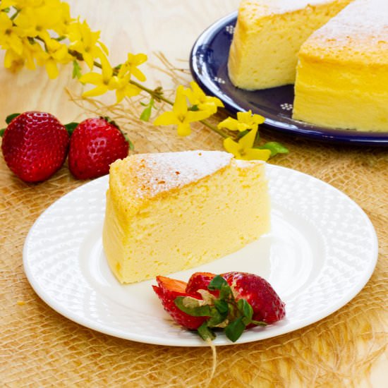 Japanese cheesecake - Recipe photo by mecooks.com