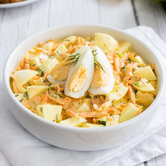Egg Salad with Carrots - Recipe photo by fooodlove