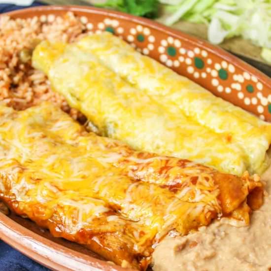Easy Taquitos Enchiladas - Recipe photo by NicoleBeeyondCereal