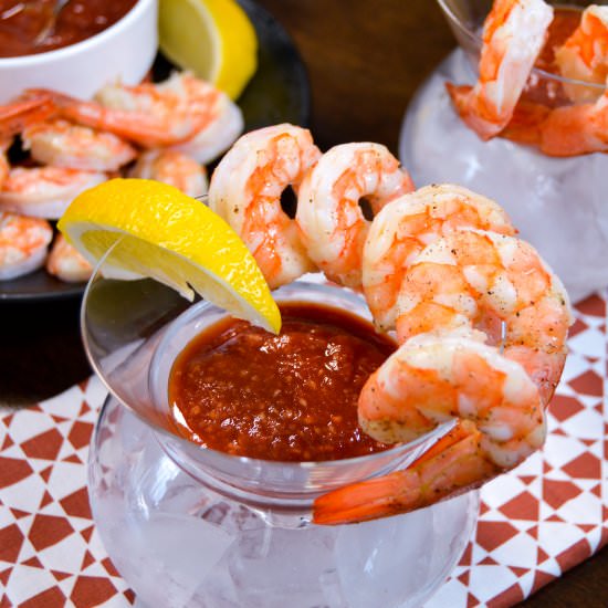 Roasted Shrimp Cocktail - Recipe photo by wholemadeliving