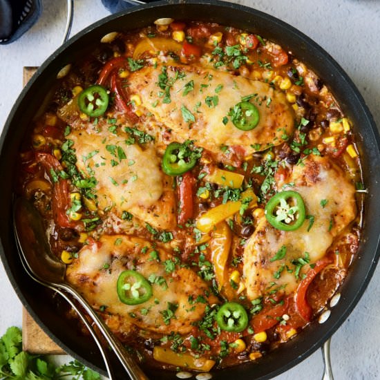 Southwestern Chicken Skillet - Recipe photo by fromachefskitchen