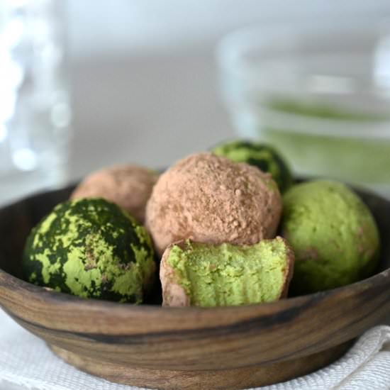 Keto Matcha Energy Bites - Recipe photo by tarasketokitchen