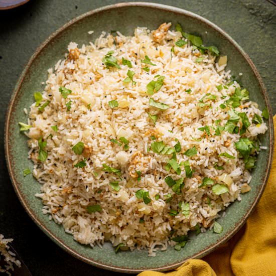 Onion Fried Rice - Recipe photo by KitchenSanctuary