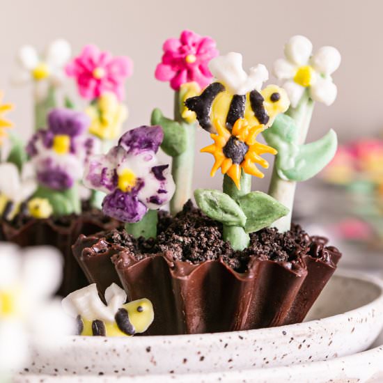 Chocolate Avocado Pudding Dirt Cups - Recipe photo by Healthy Little Vittles