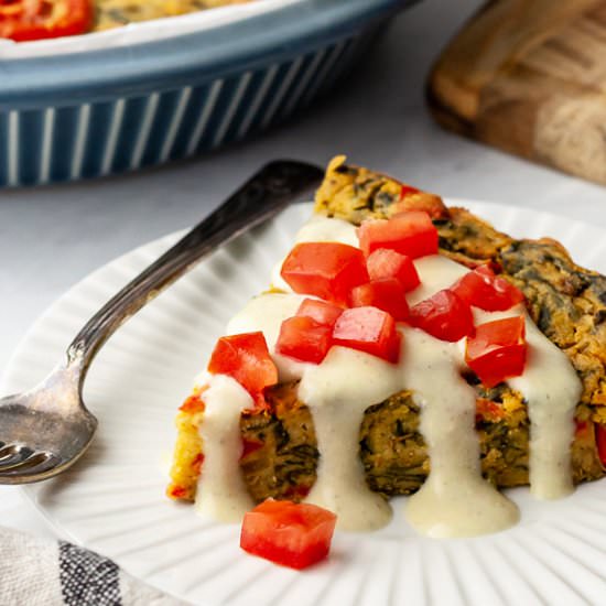 Vegan Gluten-Free Quiche Florentine - Recipe photo by cleanfooddirtygirl