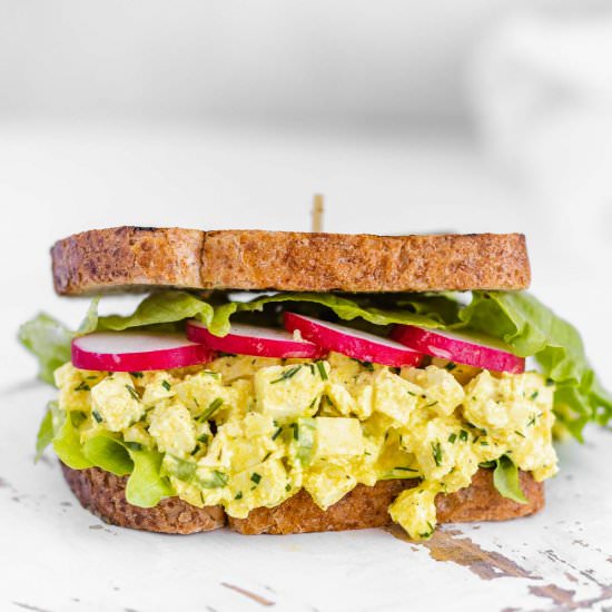 Vegan Egg Salad - Recipe photo by theplantbasedschool