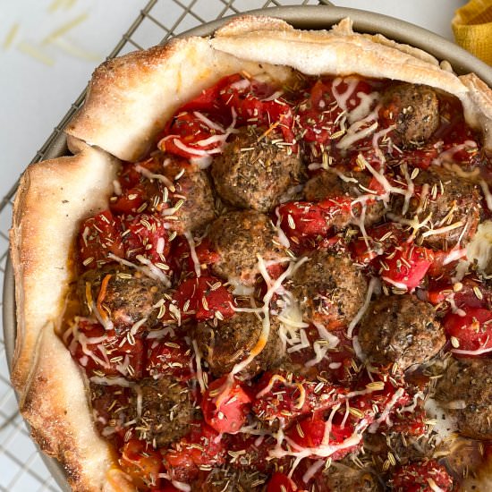 Chicago Style Deep Dish Pizza - Recipe photo by Nictastingspoon