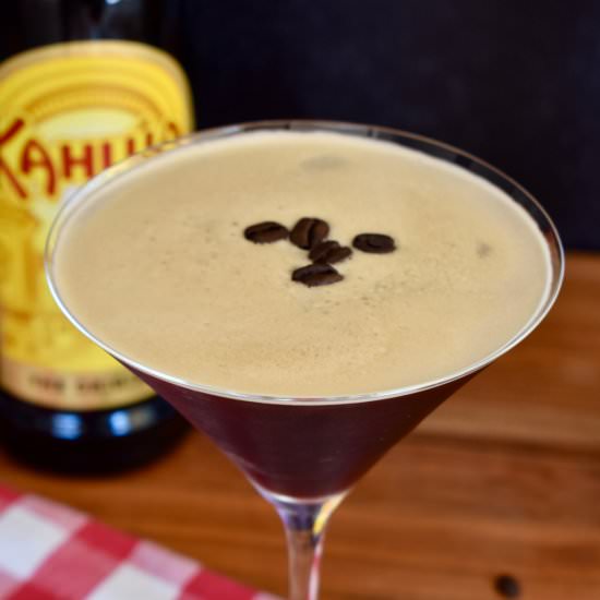 Espresso Martini with Kahlua - Recipe photo by thisdelicioushouse