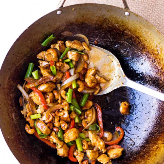 Thai Cashew Chicken - Recipe photo by InquiringChef