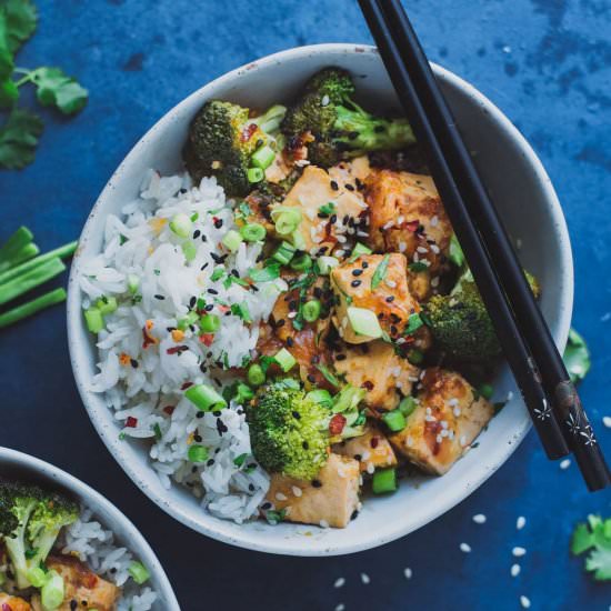 Takeout-Style Tofu and Broccoli - Recipe photo by rainbowplantlife