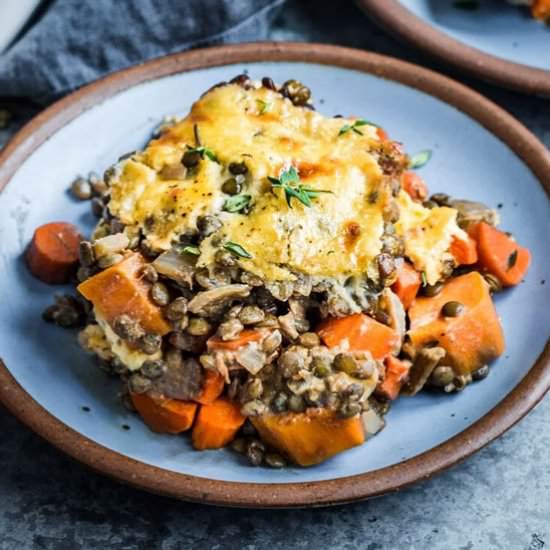 Creamy Lentil and Vegetable Bake - Recipe photo by rainbowplantlife