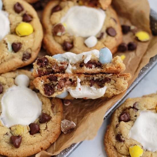 Mini Egg Marshmallow Cookies - Recipe photo by Ereese