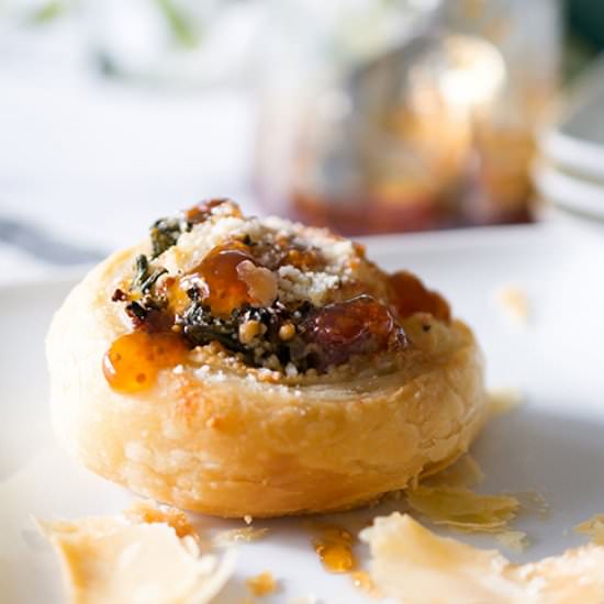 Prosciutto + Parm Brunch Rolls - Recipe photo by sipandsanity