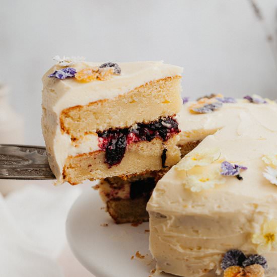 Blueberry Filled Cake - Recipe photo by alpineella