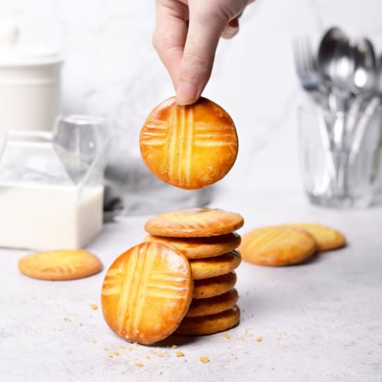 Sable Breton Cookies - Recipe photo by Jaja Bakes