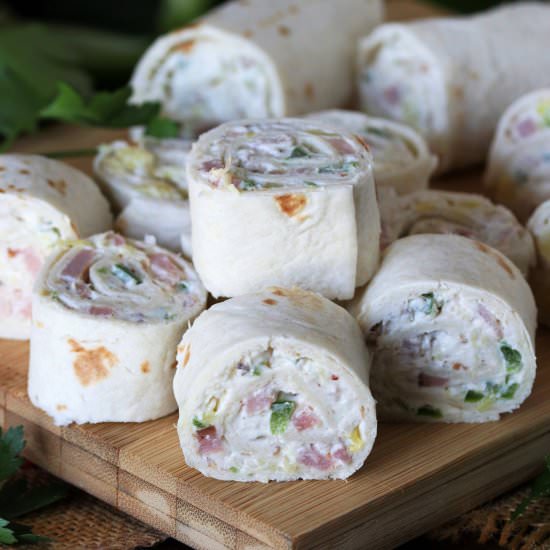 Pineapple-Ham Tortilla Roll-Ups - Recipe photo by thekitchenismyplayground