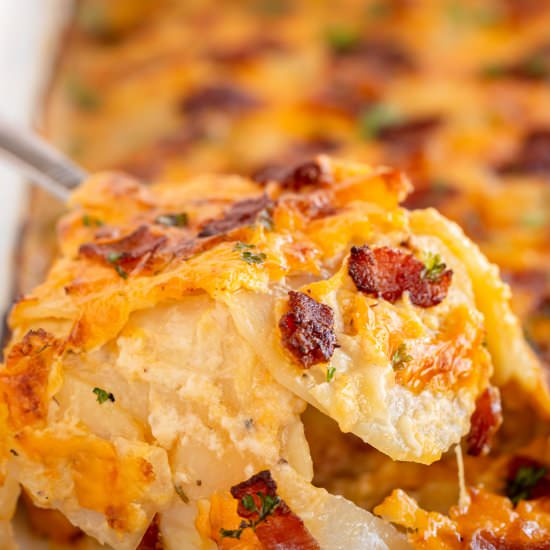 Cheesy au Gratin Potatoes - Recipe photo by KyleeCooks