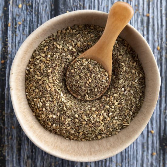 Za'atar Seasoning - Recipe photo by ChiliPepperMadness