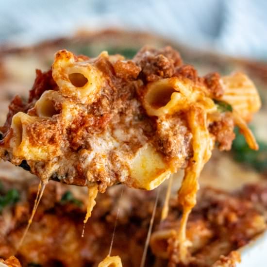 Baked Ziti (Freezer Friendly) - Recipe photo by KyleeCooks