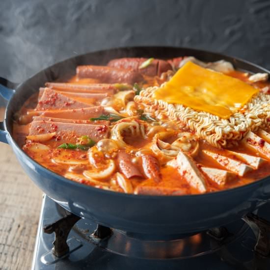 Korean Army Stew - Recipe photo by beyondkimchee