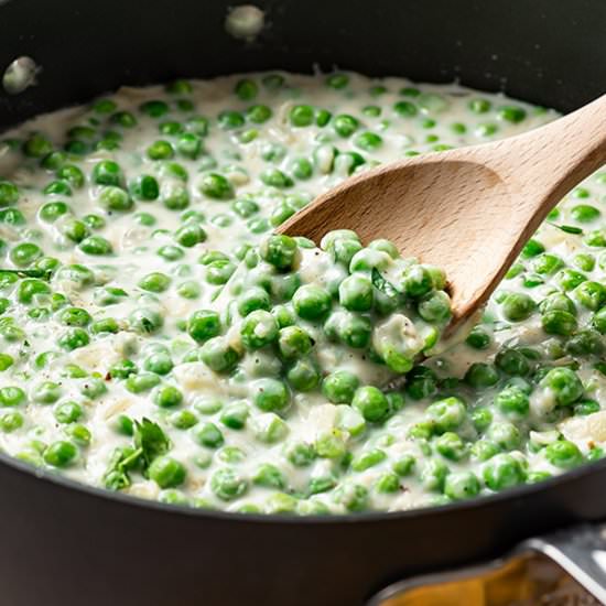 Creamed Peas - Recipe photo by bellyfull