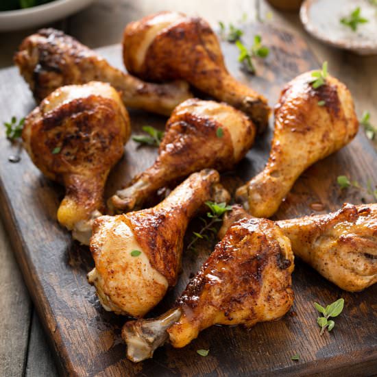 Baked Chicken Legs - Recipe photo by Lemon blossoms
