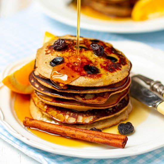Raisin Cinnamon Pancakes - Recipe photo by IrenaMacri