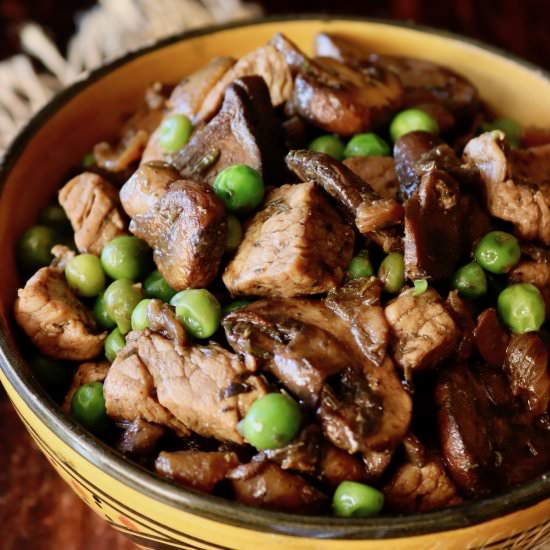 Easy Pork and Mushroom Stew - Recipe photo by cookingontheweekends