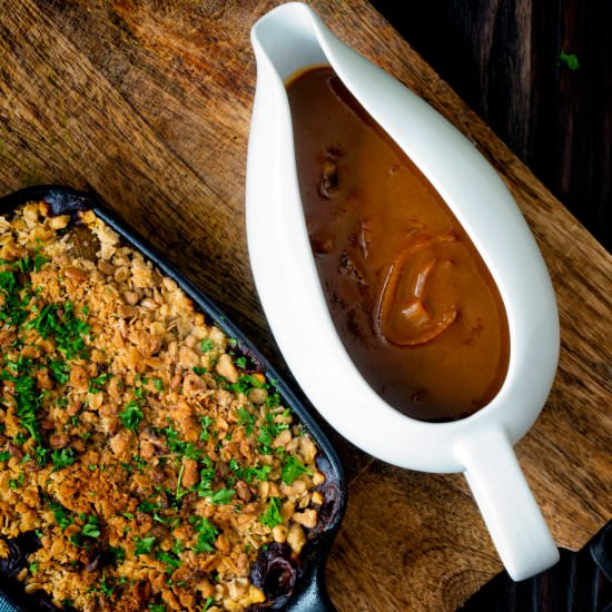 Vegan Onion Gravy - Recipe photo by Brian Jones