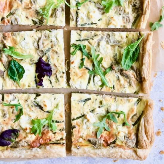 Puff Pastry Vegetable Tart - Recipe photo by fromachefskitchen
