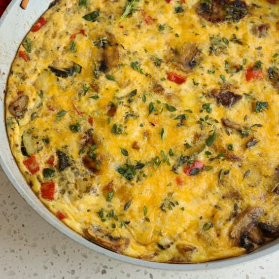 Egg Frittata - Recipe photo by Small Town Woman