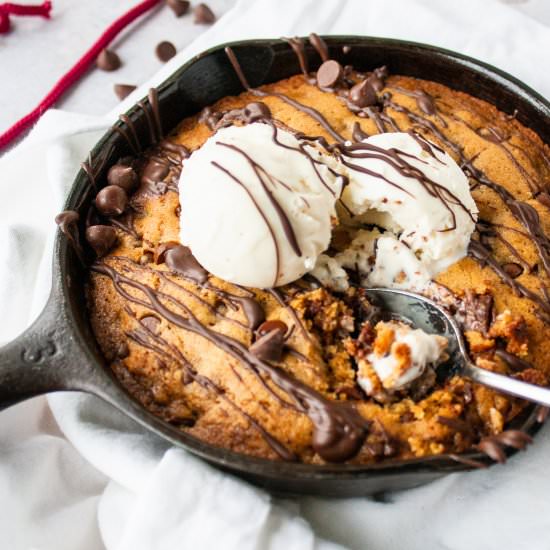 Mini Skillet Cookie For Two - Recipe photo by Bite Out of Life Nutrition