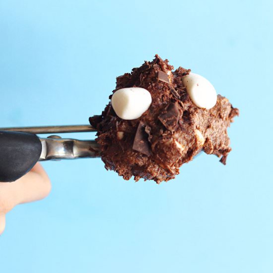 Brownie Rocky Road Cookie Dough - Recipe photo by nattys.sweet.tooth