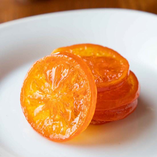 Candied Orange Slices - Recipe photo by iwilkerson