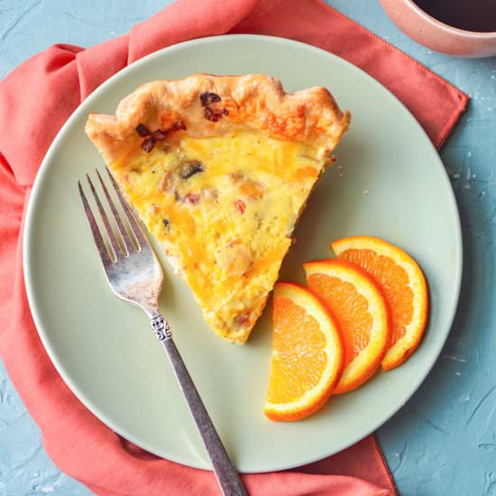 Bacon Quiche - Recipe photo by cookingwcarlee