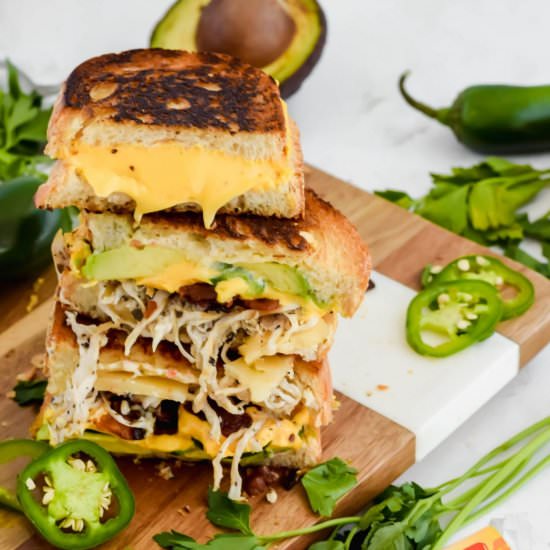 Jalapeño Popper Grilled Cheese - Recipe photo by apaigeofpositivity