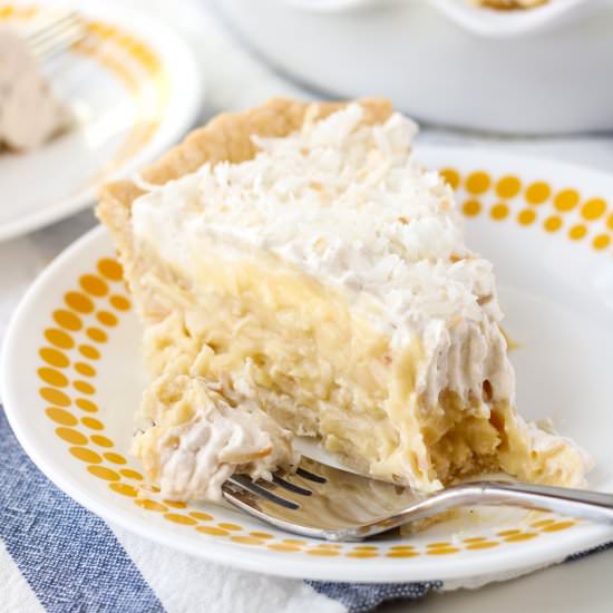 Coconut Cream Pie - Recipe photo by Bakes and Blunders