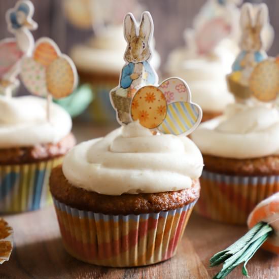 Carrot Cake Cupcakes - Recipe photo by butternutandsage