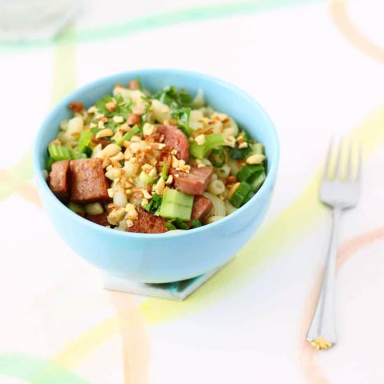 Spam Pasta - Recipe photo by deliciousnotgorg