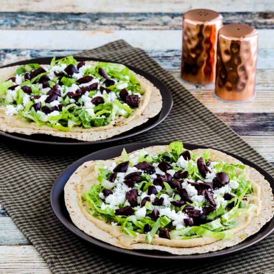 Middle Eastern Tostadas - Recipe photo by kalynskitchen