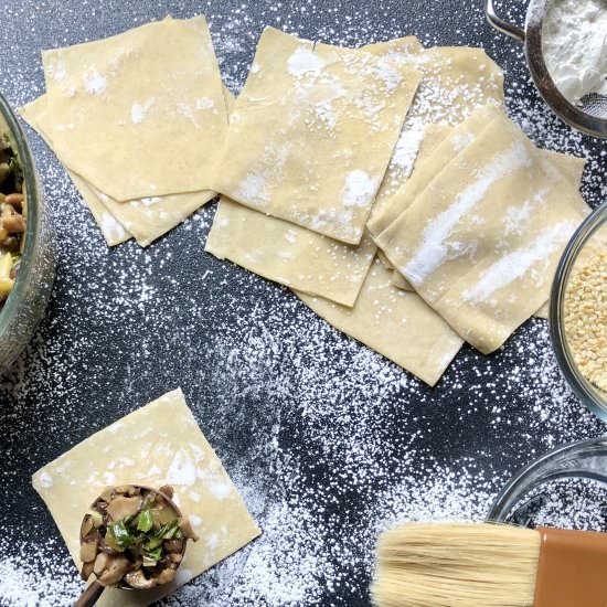 homemade asian wrappers - Recipe photo by ahintofrosemary