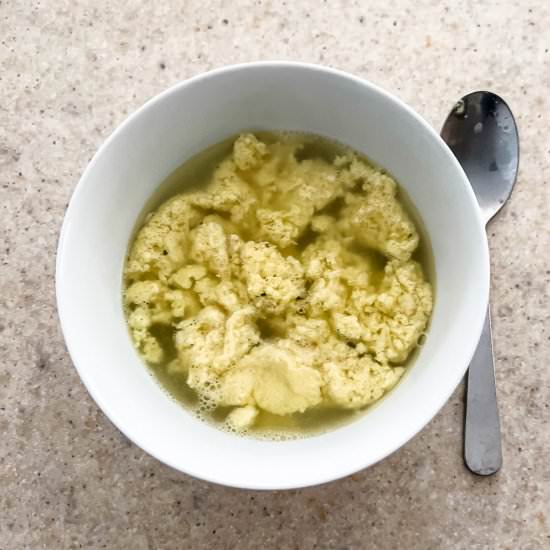 Stracciatella Soup - Recipe photo by Lisa G Cooks