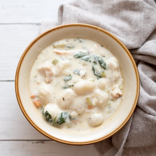 Olive Garden Vegan Gnocchi Soup - Recipe photo by Veganiac